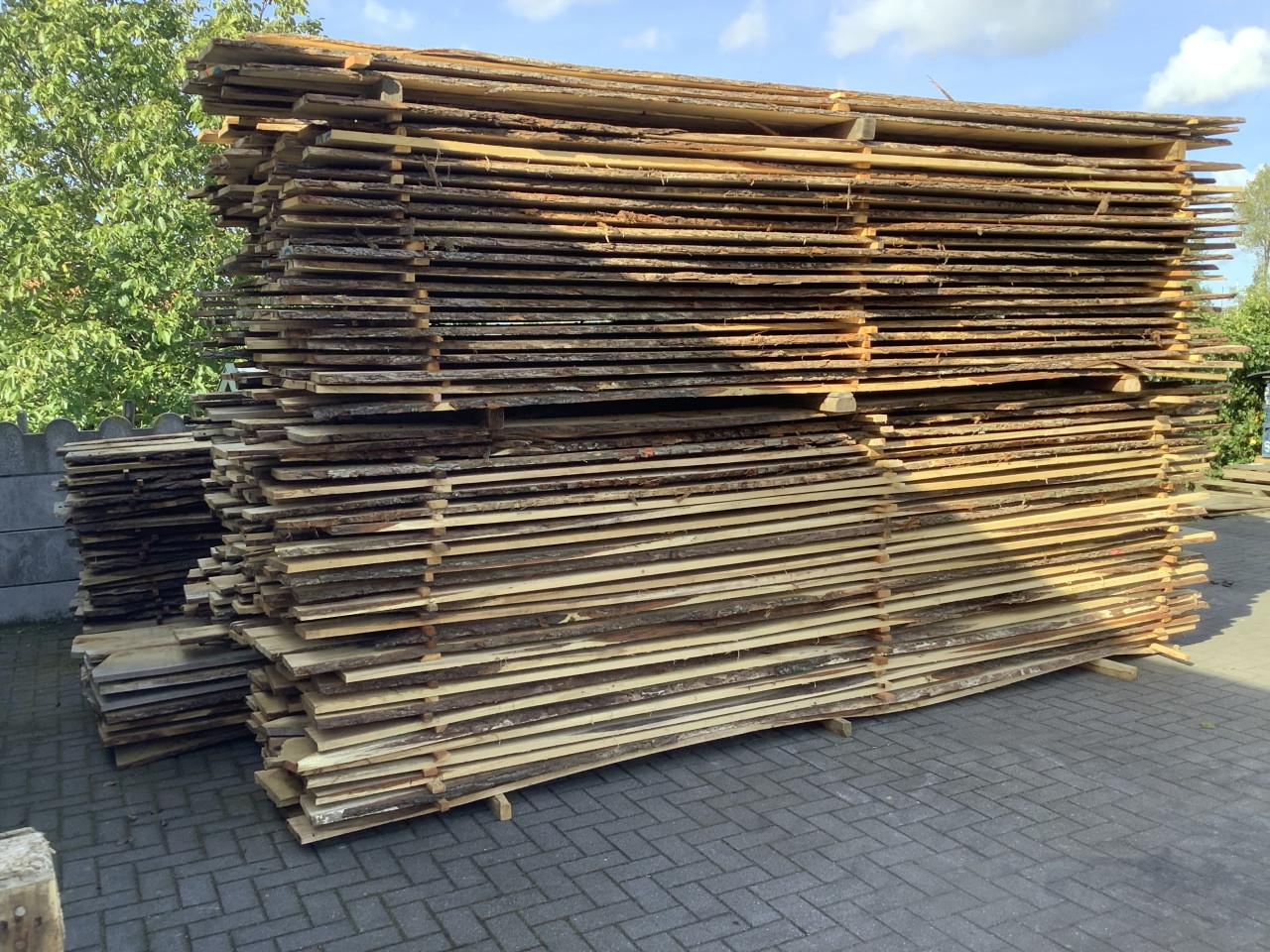 Nieuwe Eiken schaaldelen planken