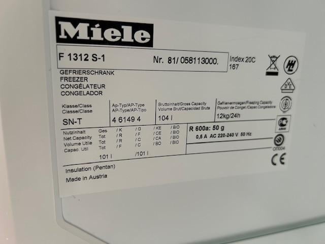 Mooie Miele Vrieskast zo goed als nieuw