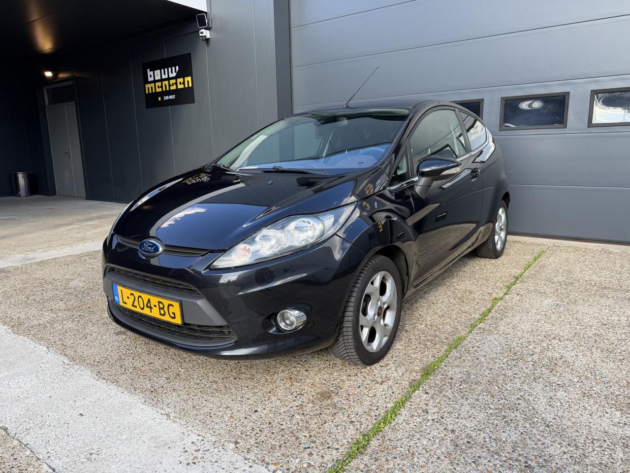Ford Fiësta 1.4 71KW Trend 3DR 2009 Zwart Airco Apk Keyless