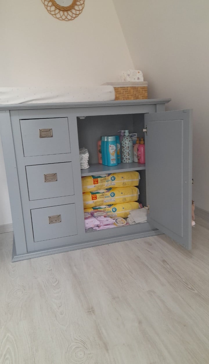 Complete babykamer, massief hout