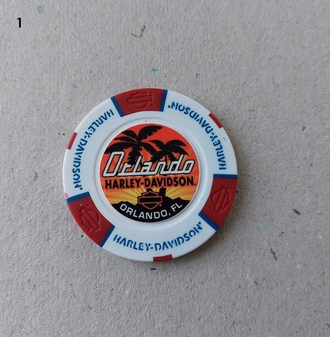 Harley Davidson Pokerchips uit Orlando