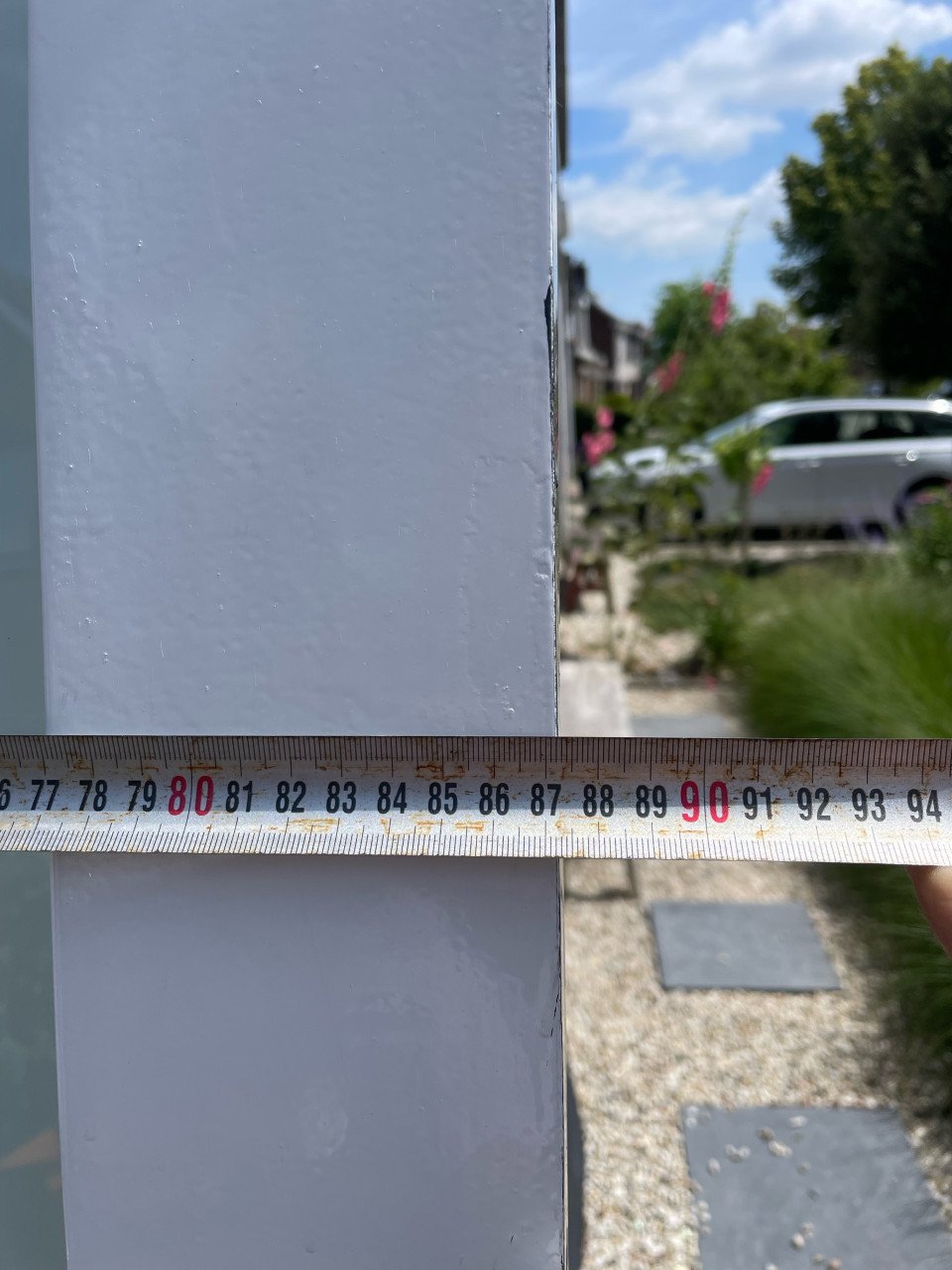 Voordeur hardhout met dubbelglas