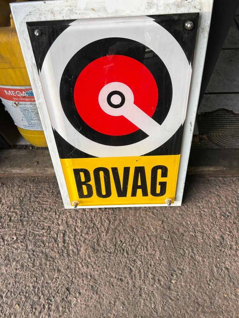 Groot Origineel reclame bord BOVAG