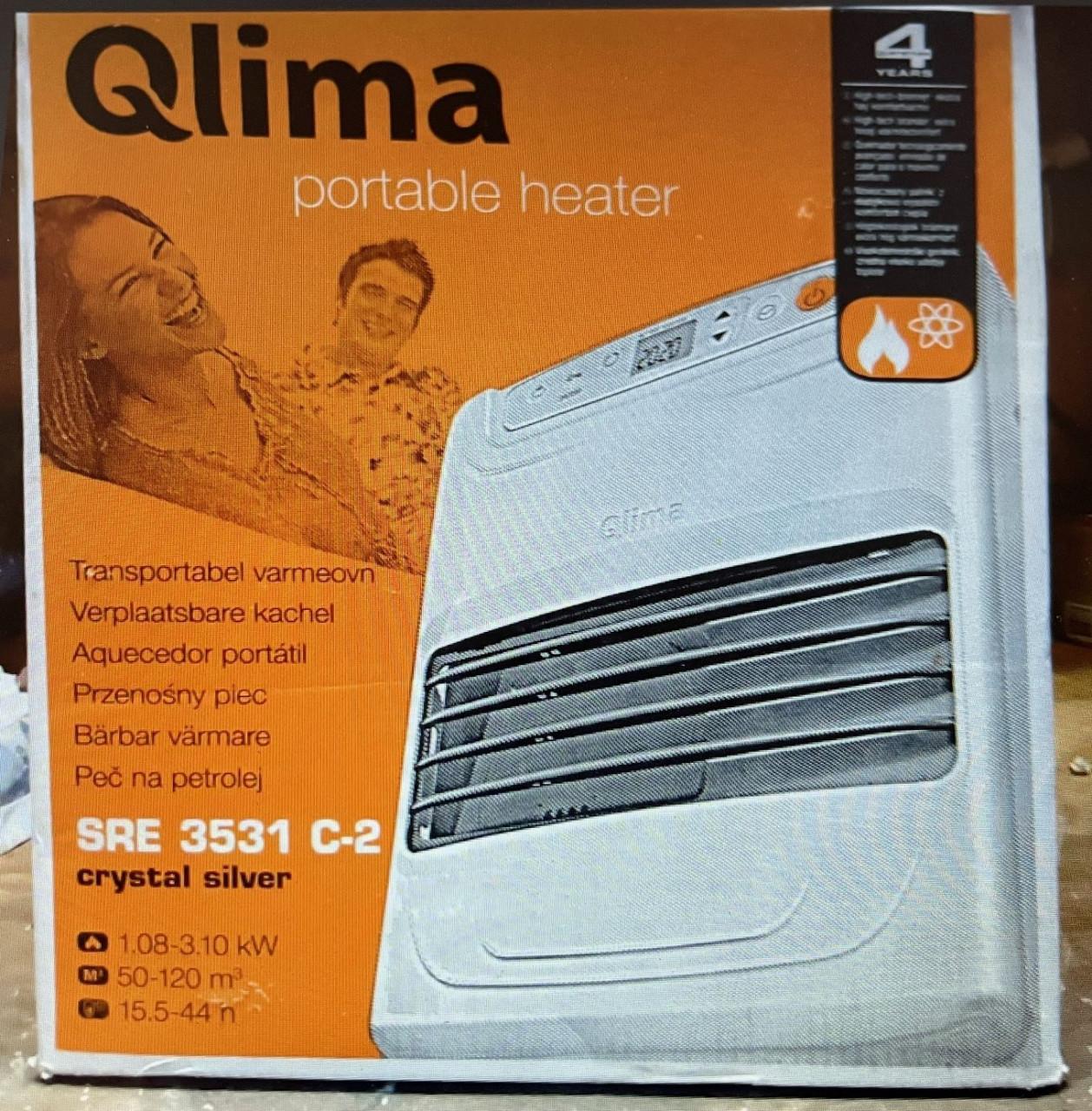 Qlima oliekachel met brandstof