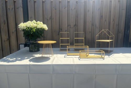 Presentatie materiaal gebak - bruiloft