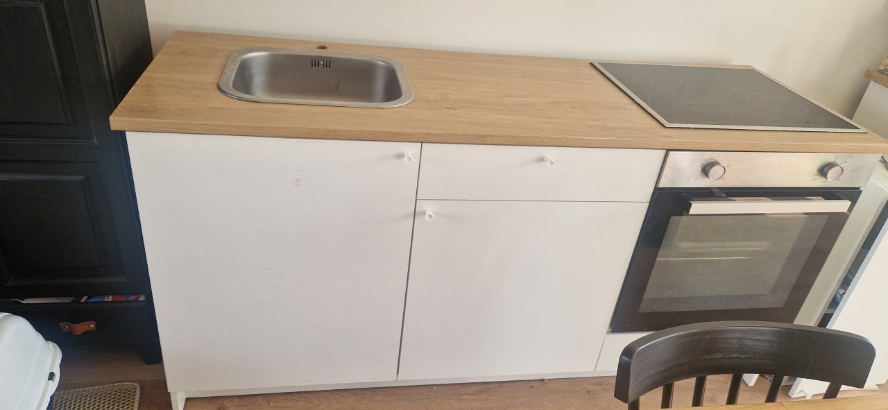 Keukenblok exclusief kookplaat en kraan
