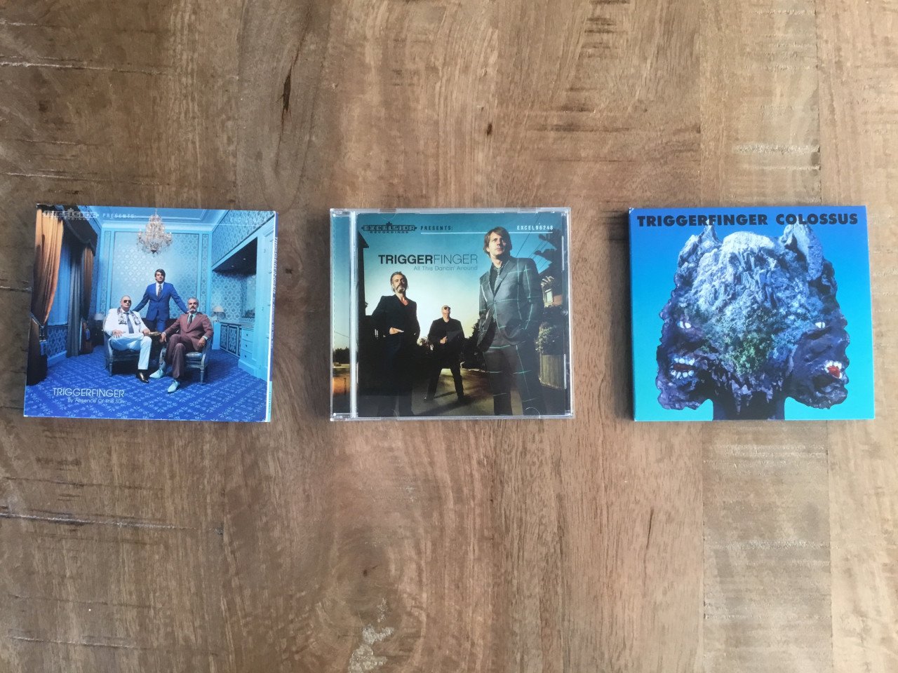 Triggerfinger cd’s. Per stuk 3 euro. Alle drie 8 euro.