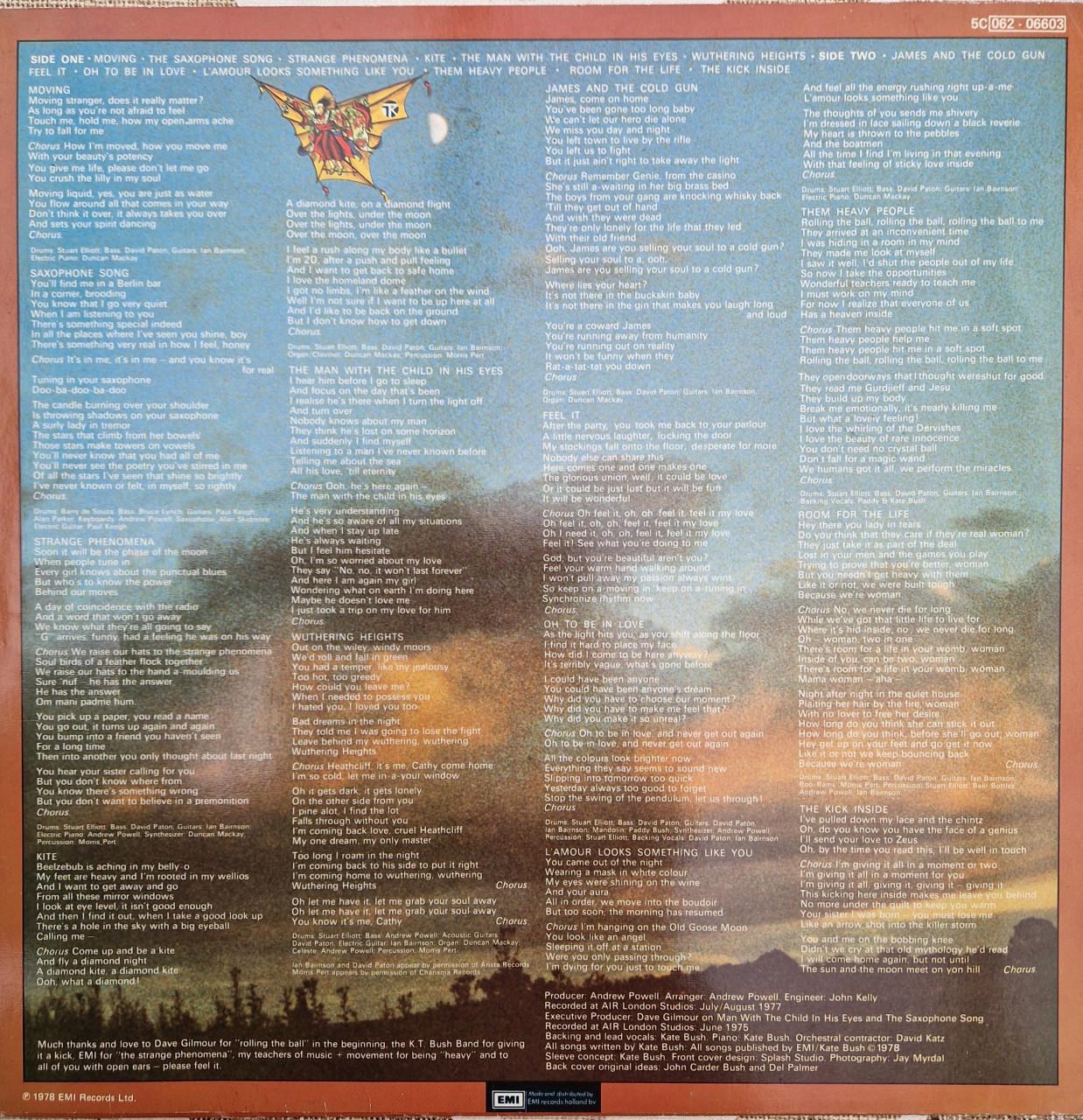 Kate Bush " The kick inside"