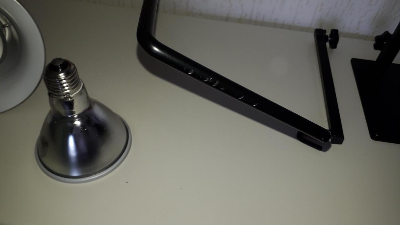 Warmtelamp met armatuur en warmtespot