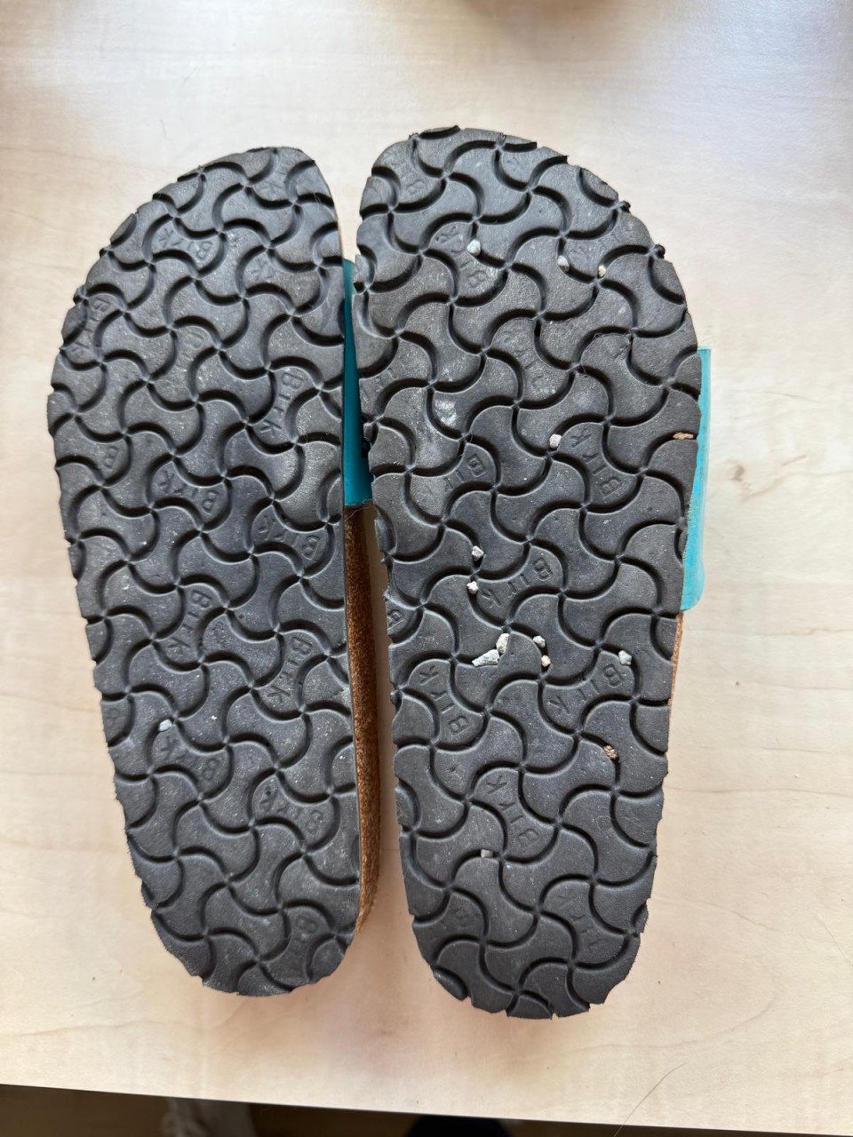 Blauwe Birkenstock