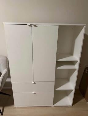 Kleding kast ikea “wit”