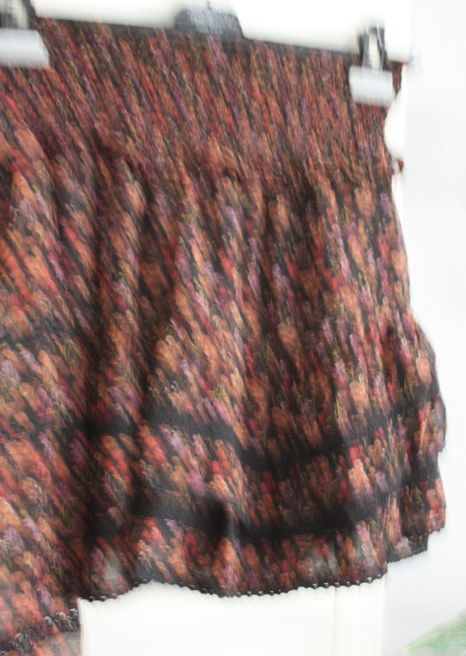 Set blouse en rok met bloemenprint maat 38