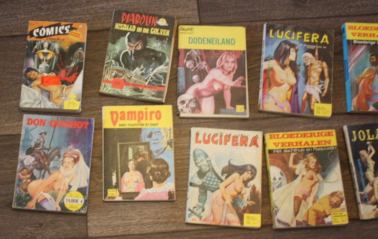 Erotische strips-zeer grote partij