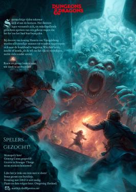 D&D spelers gezocht! (Dungeons and Dragons)
