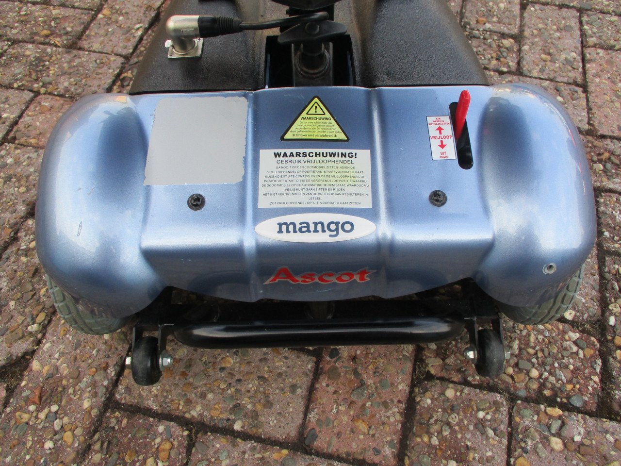 Zgan opvouwbare Mango Cat 4wiel scootmobiel met afneembaar  accupakket