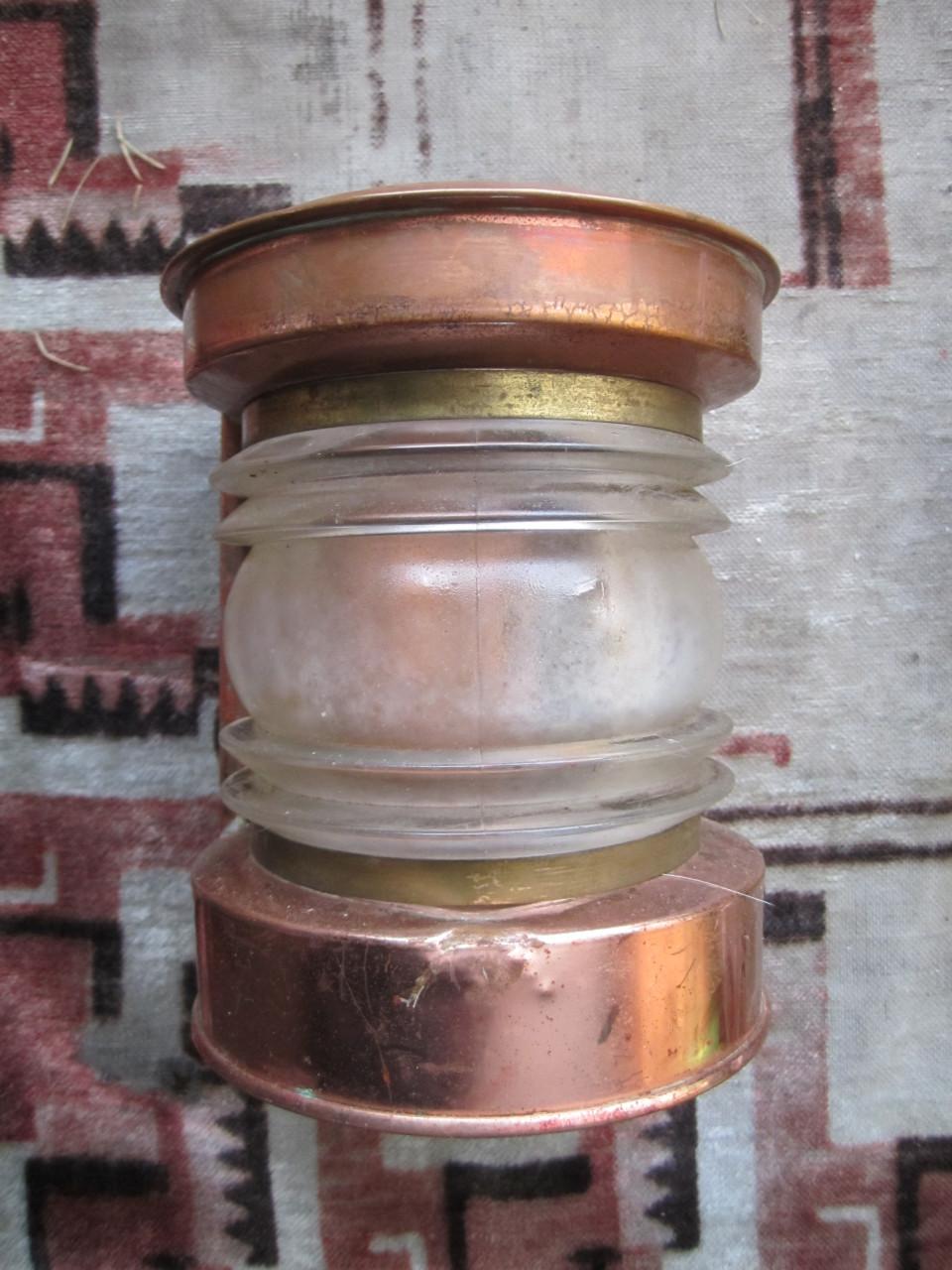 Koperen Navigatielamp - Toplicht