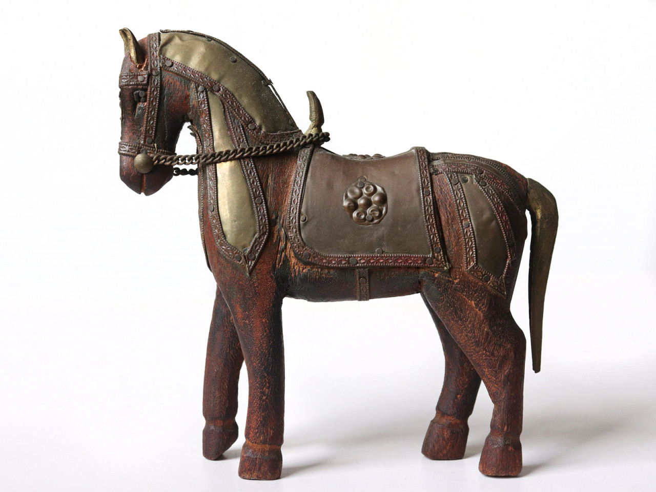 Antiek paardenbeeld