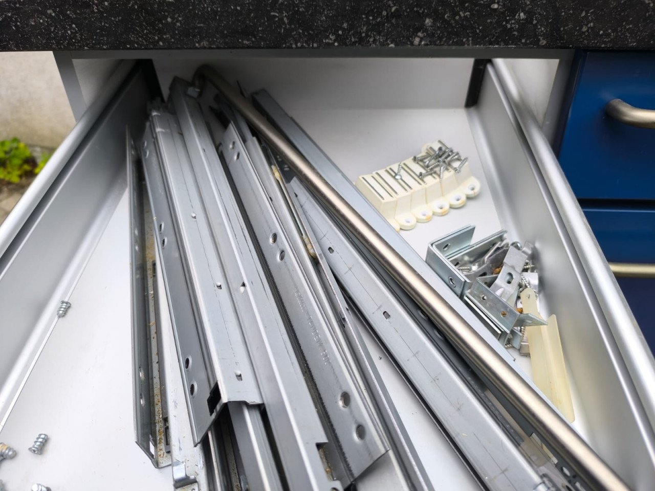 Keukenblokje met hardstenenblad