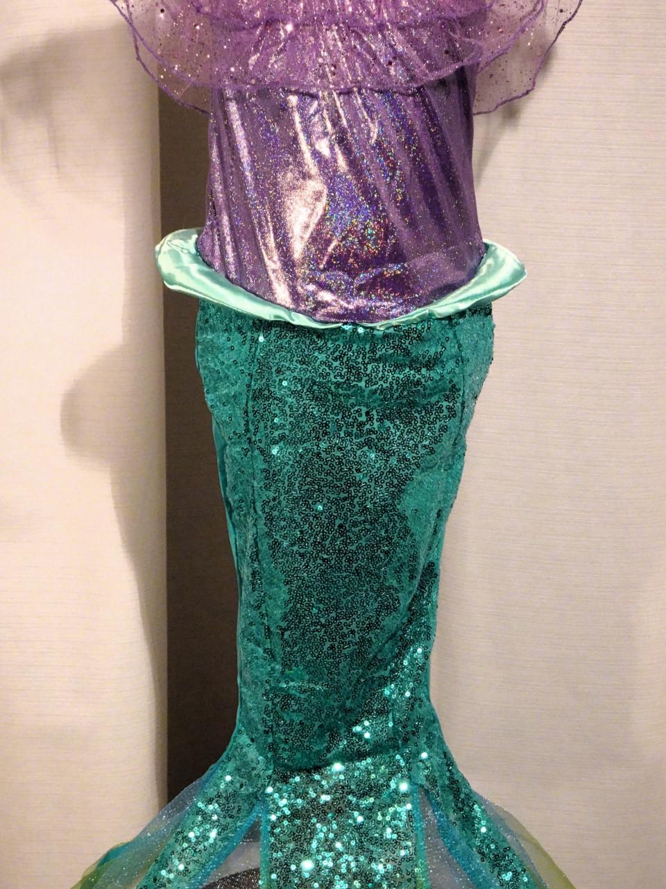 Nieuw ! Maat 146 Mooie Groene Prinses Ariël Zeemeermin Jurk