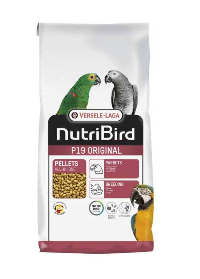 10 kilo NutriBird P19 Original Pellets