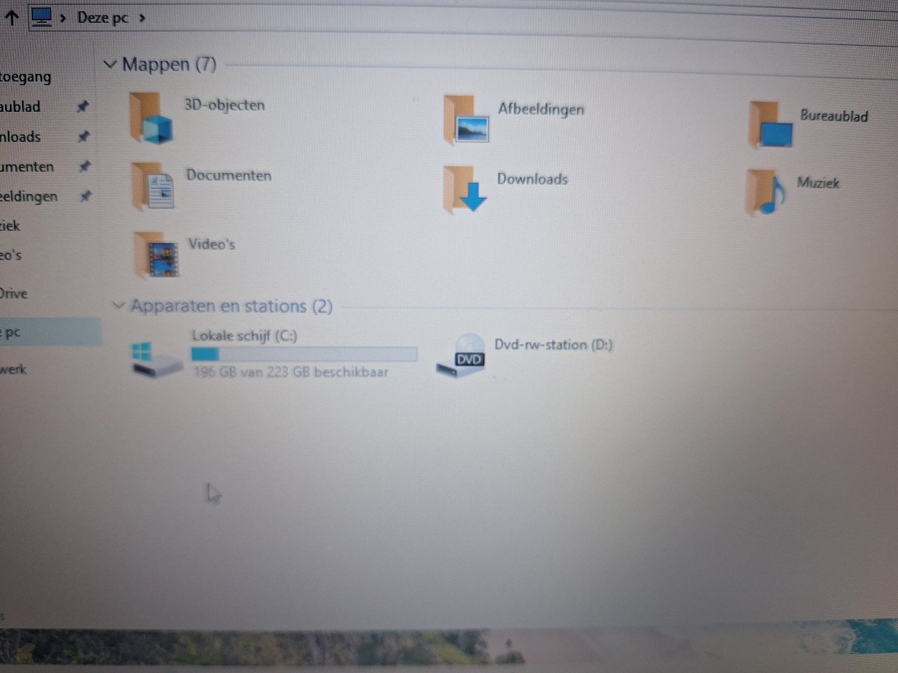 Te koop: Acer pc scherm en Dell laptop met dockingstation