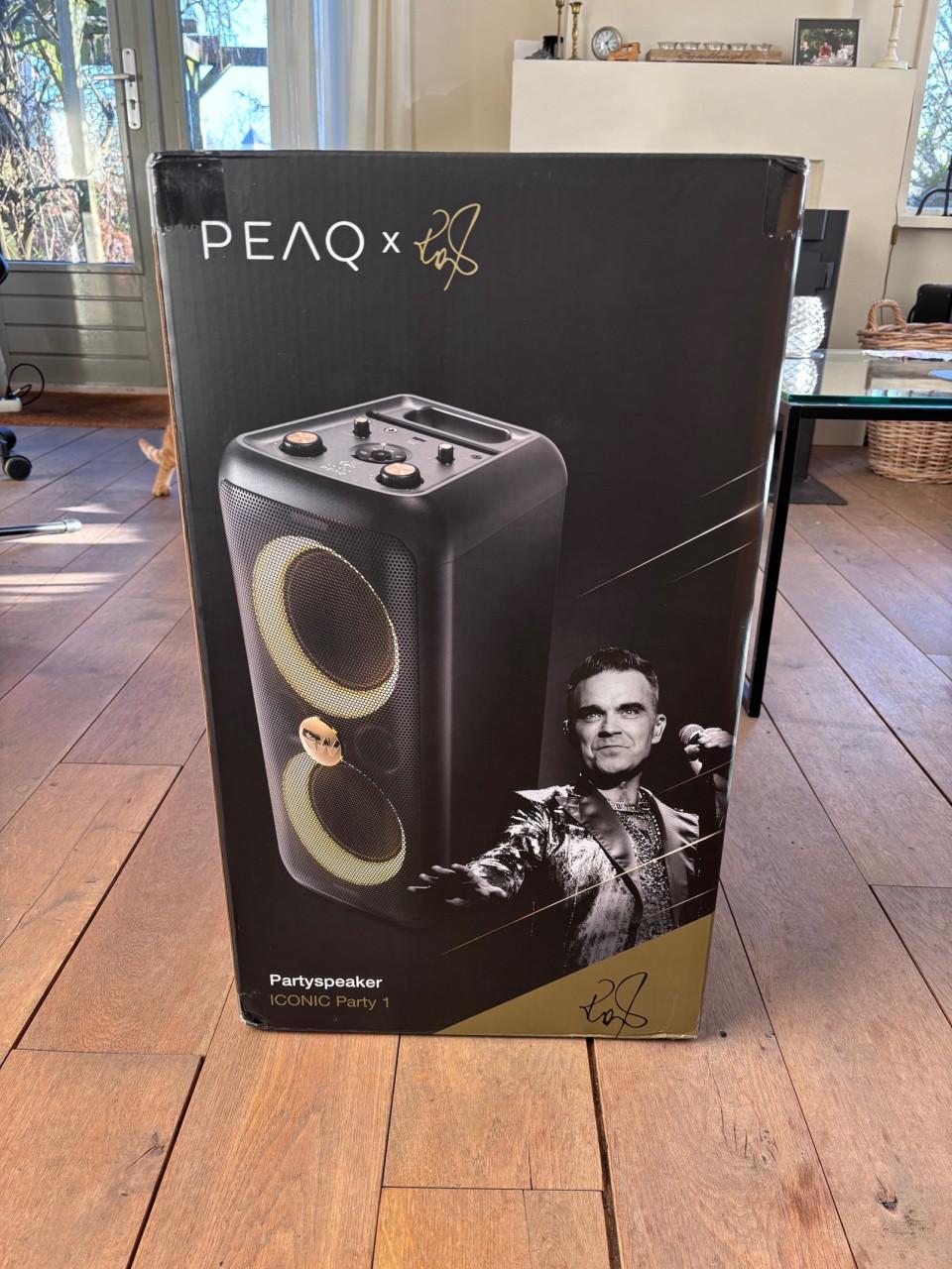 Partybox PEAQ x Robbie Williams