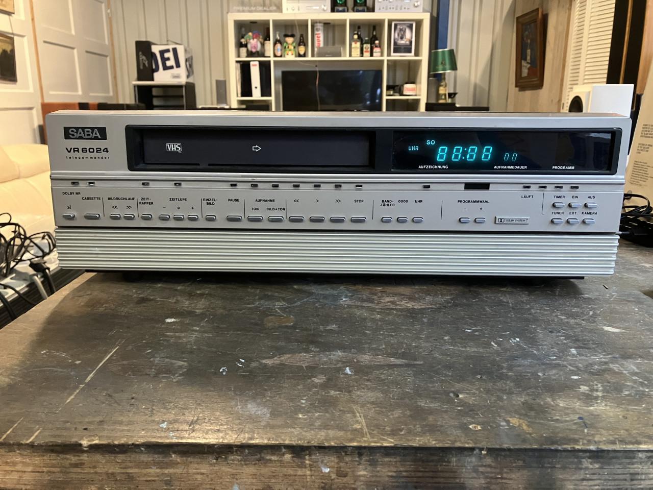 Saba VR6024 videorecorder met Dolby en remote