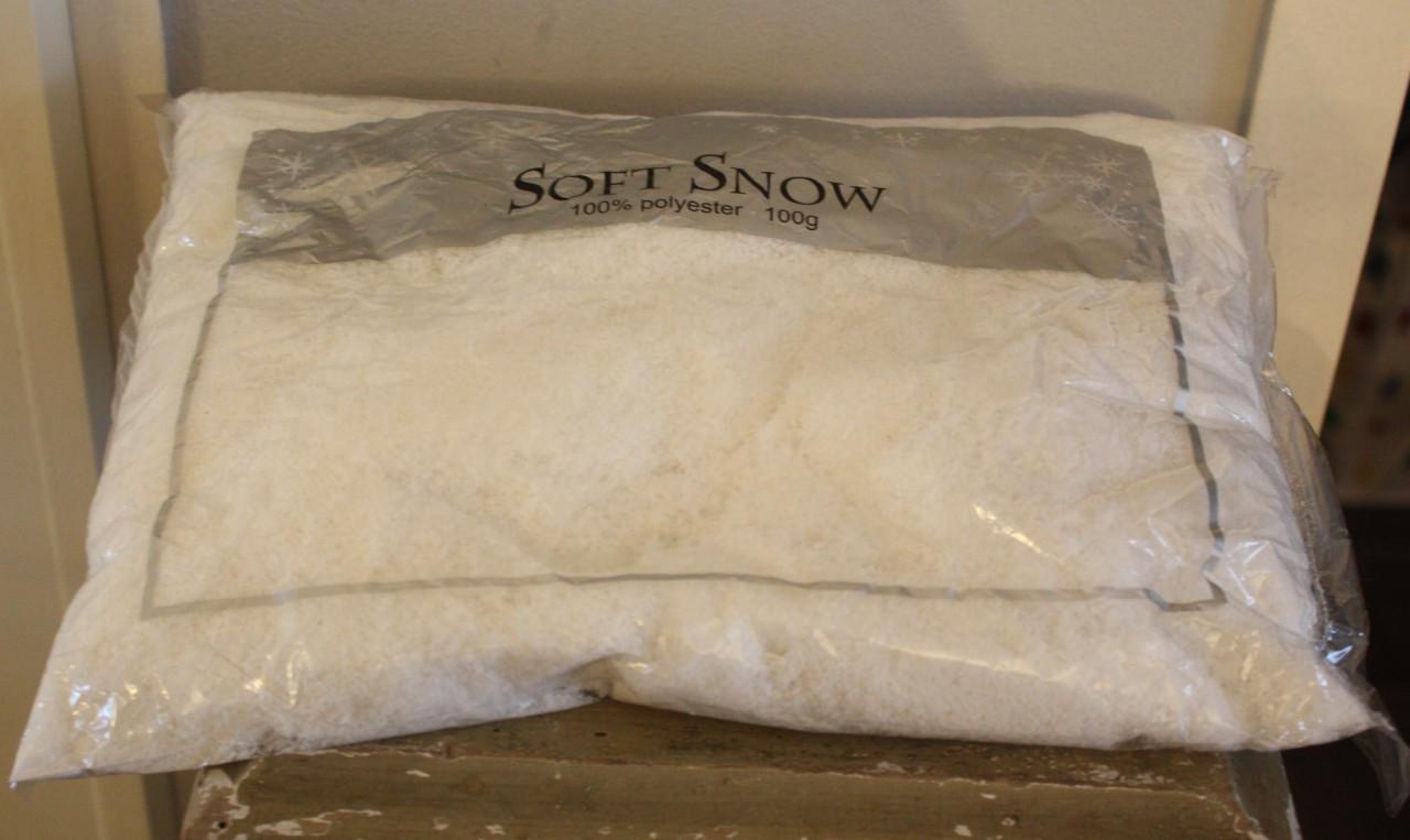 Nieuwe zak met witte sneeuw