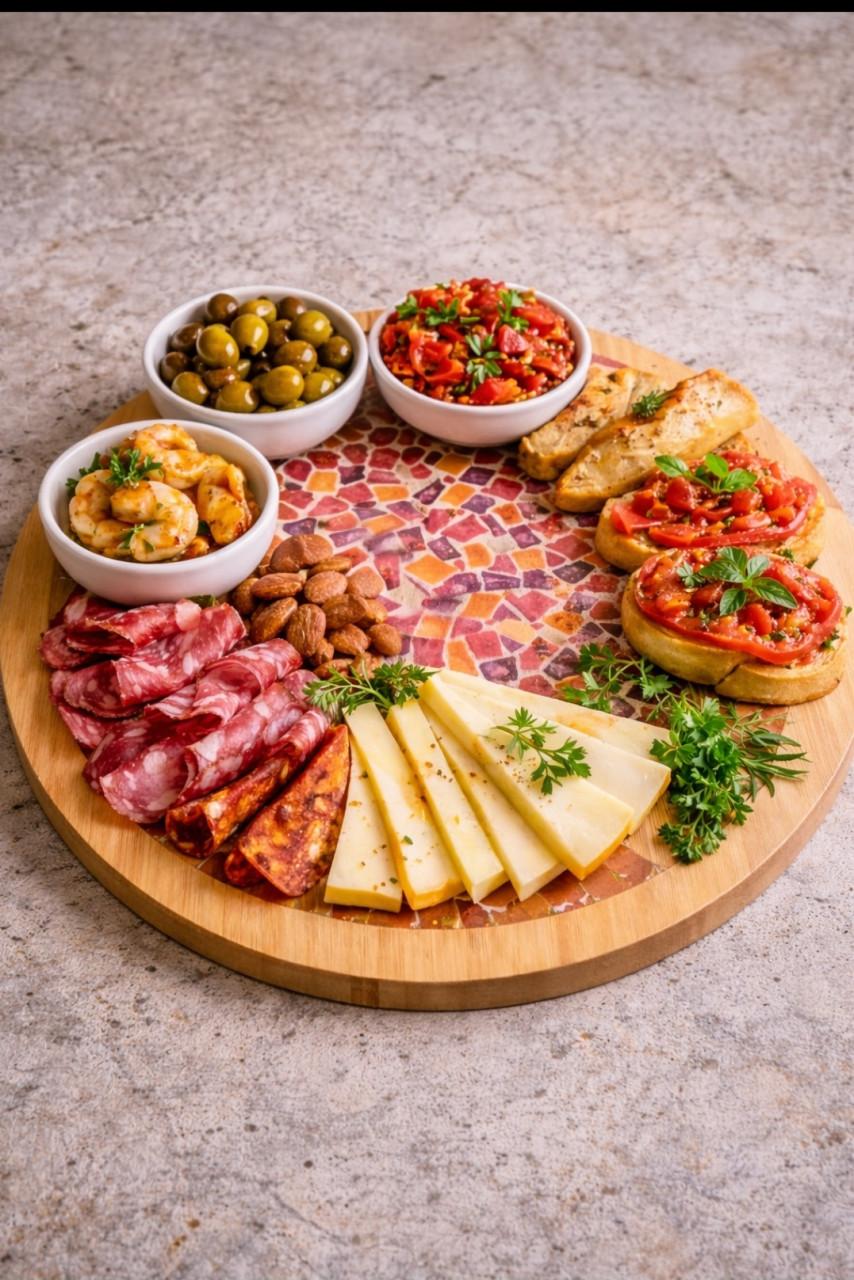 Workshop mozaïek borrelplank