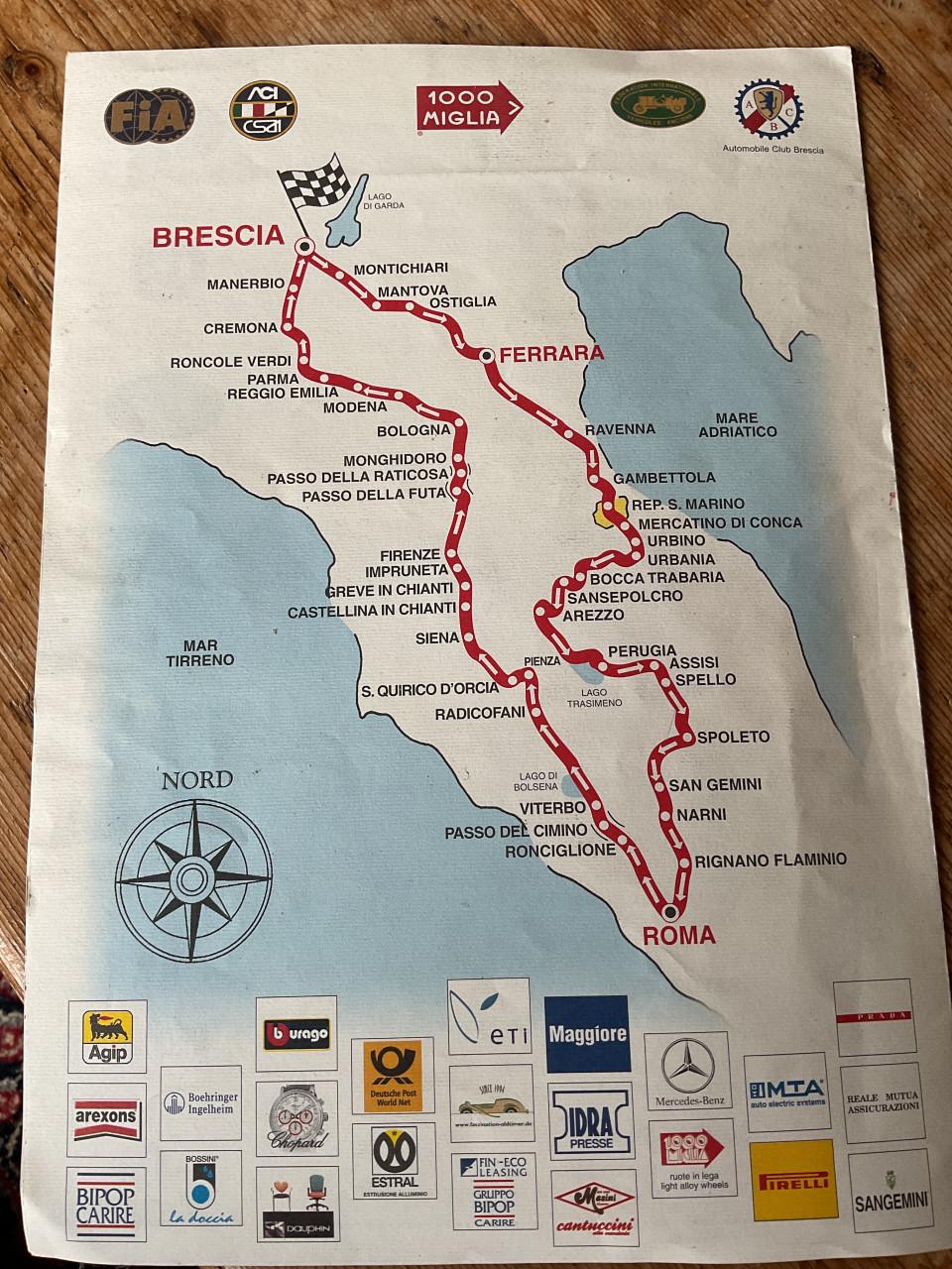 Programma Mille Miglia 2002