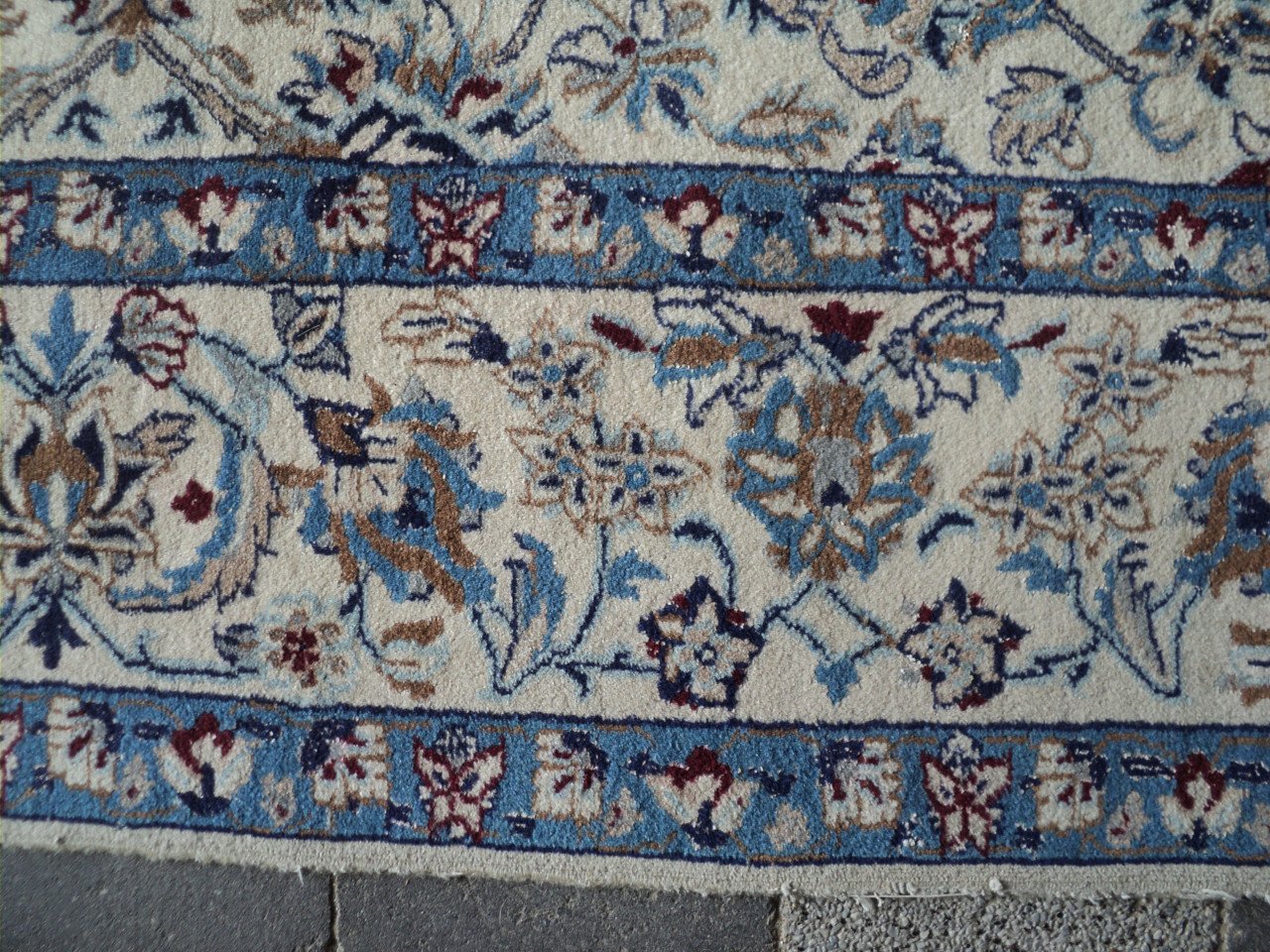 Schitterend ZIJDE PERZICHE handgeknoopt tapijt 335 x 210 cm