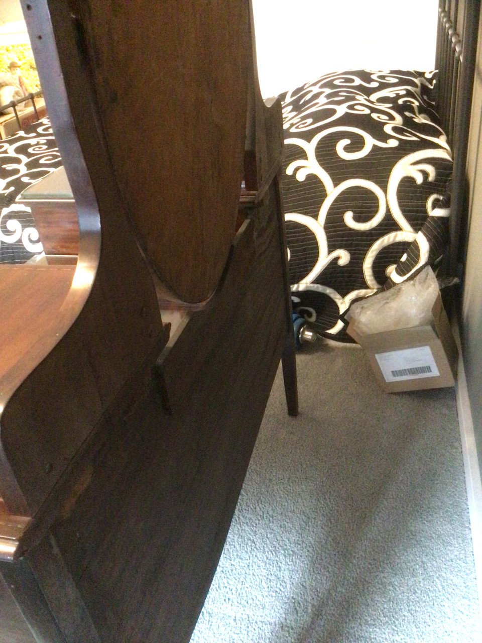 Antiek Engelse mahonie kaptafel