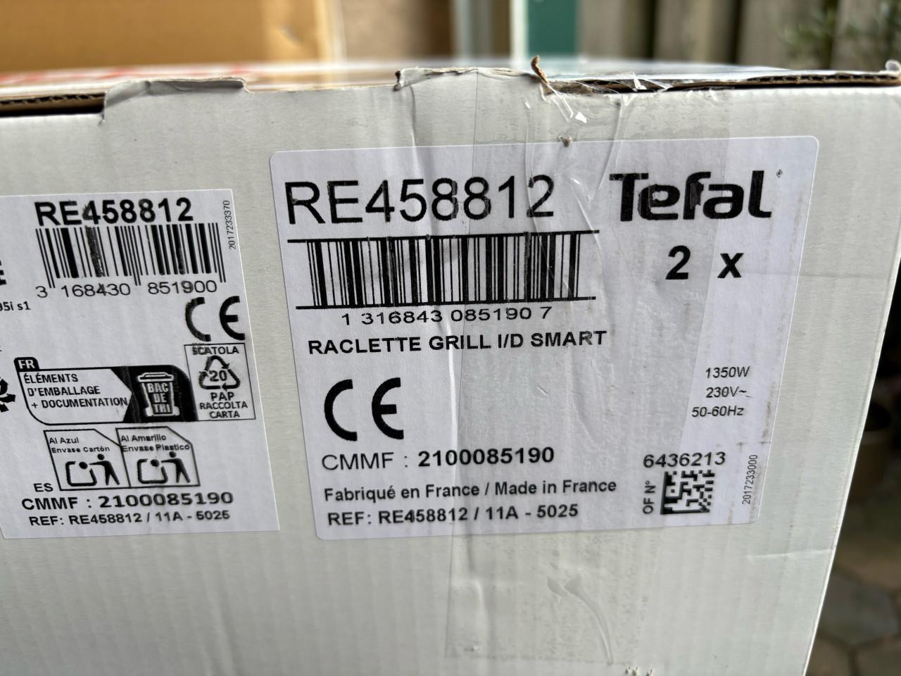 Tefal Raclette gourmetstel