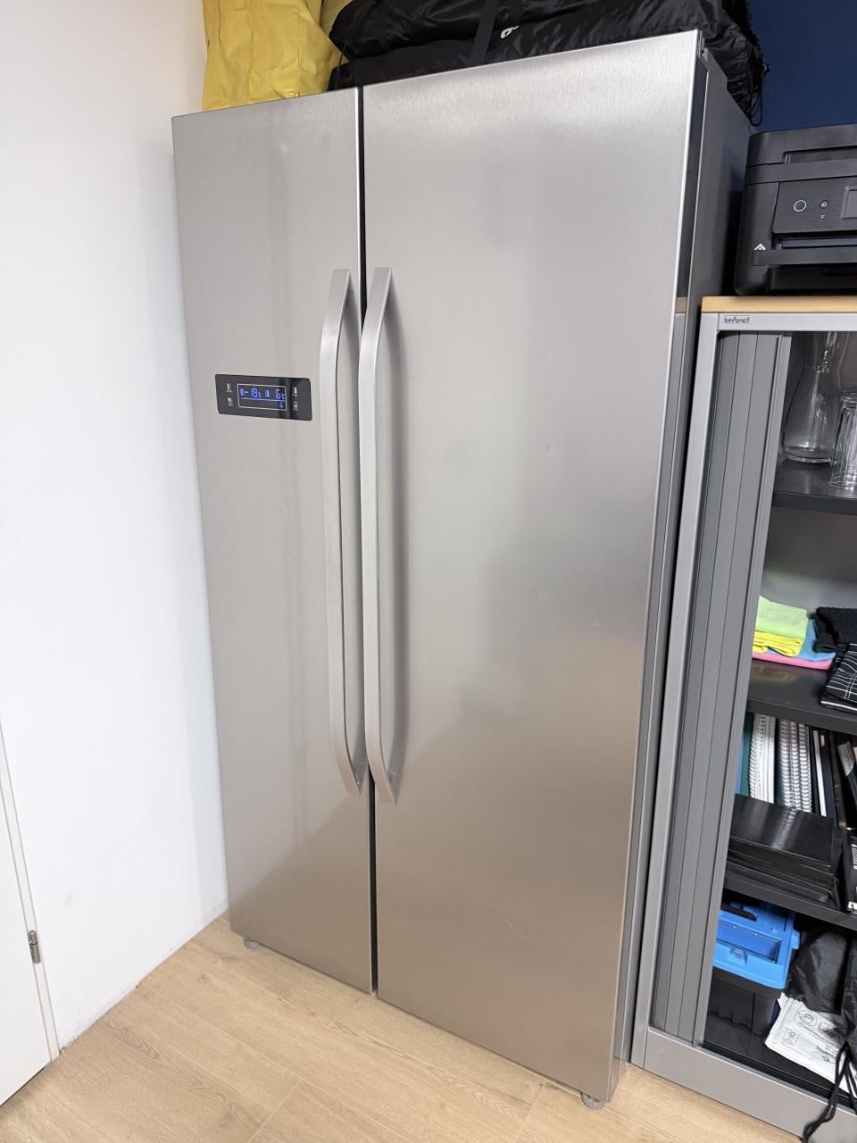 Exquisit Amerikaanse koelkast SBS130-4A+ INOX, No Frost, 429 liter