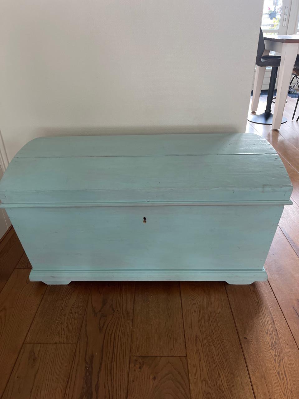 Houten dekenkist / speelgoedkist