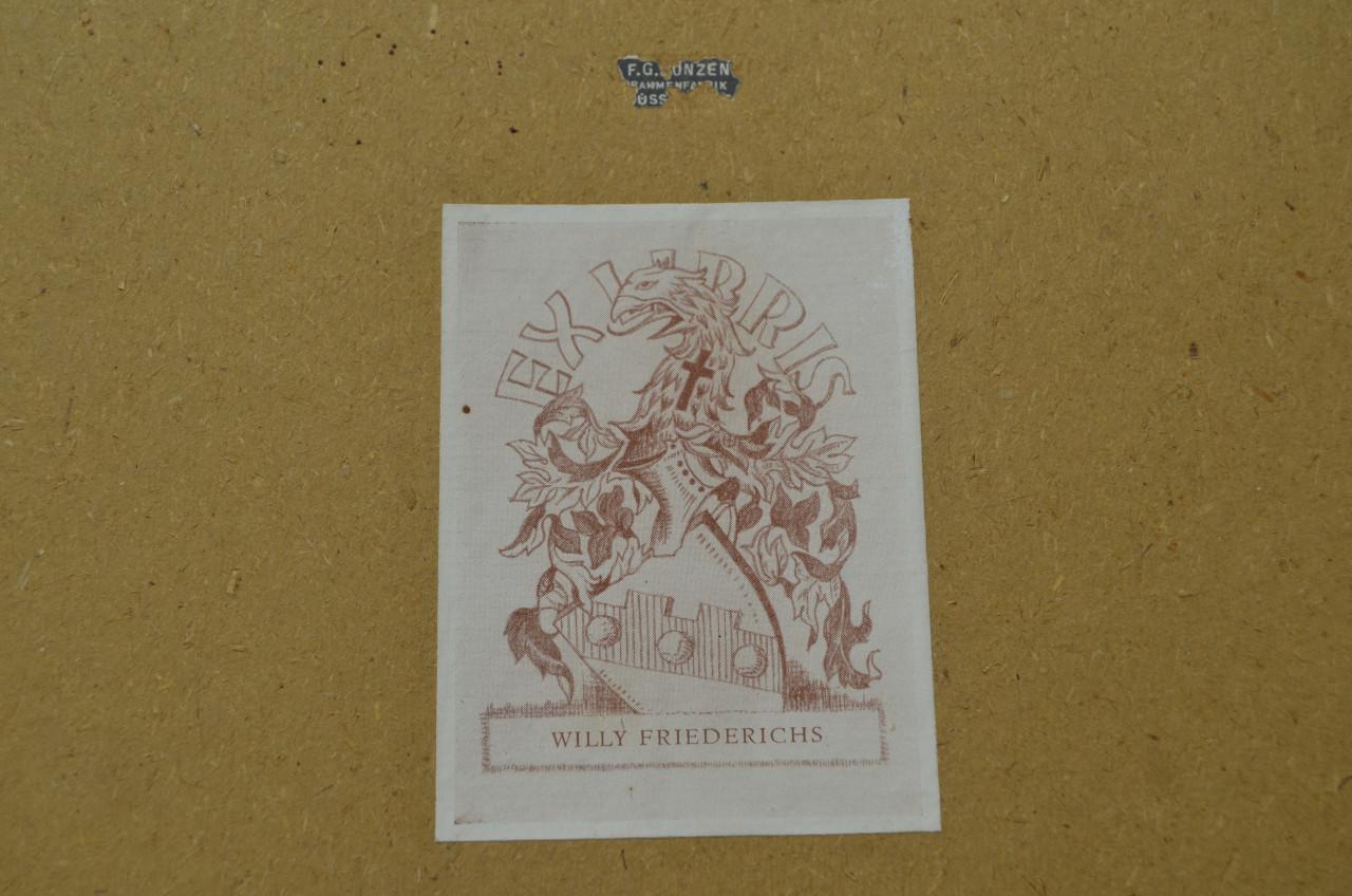 Belgische lithografische prenten van gebouwen (1)