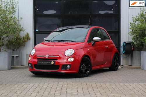 Fiat 500 1.2 500s - leder/alcantara - sport - h&r - aux/usb - nieuwe koppel