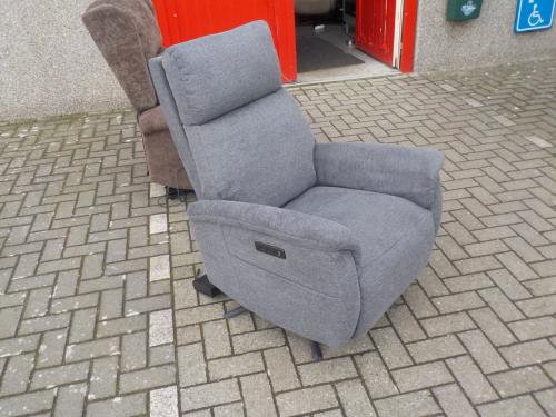Elektrische nieuwe draai relax fauteuil in meerdere kleuren met 2 motoren