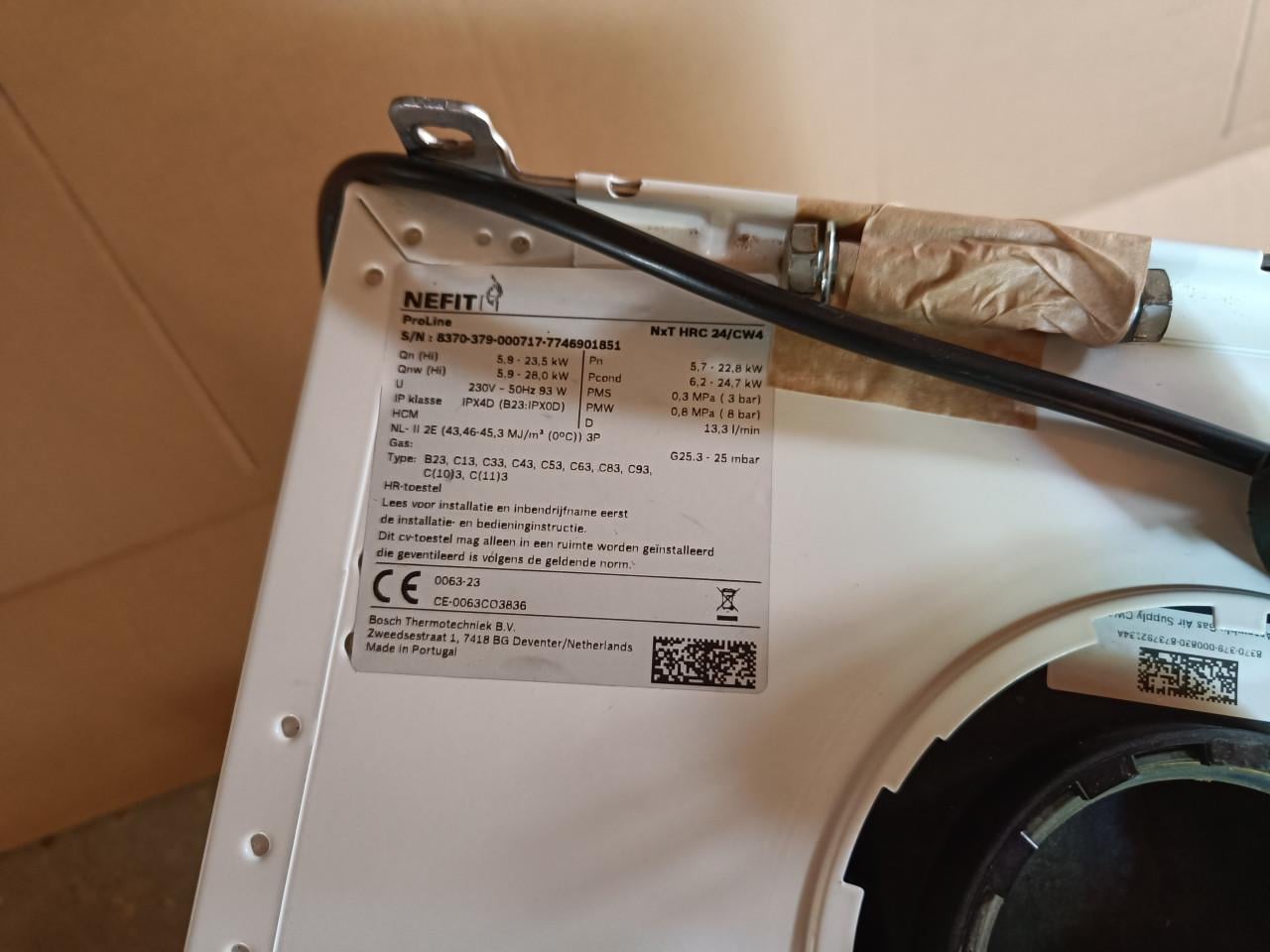 Nefit Proline NxT HRC 24/CW4 CV-ketel