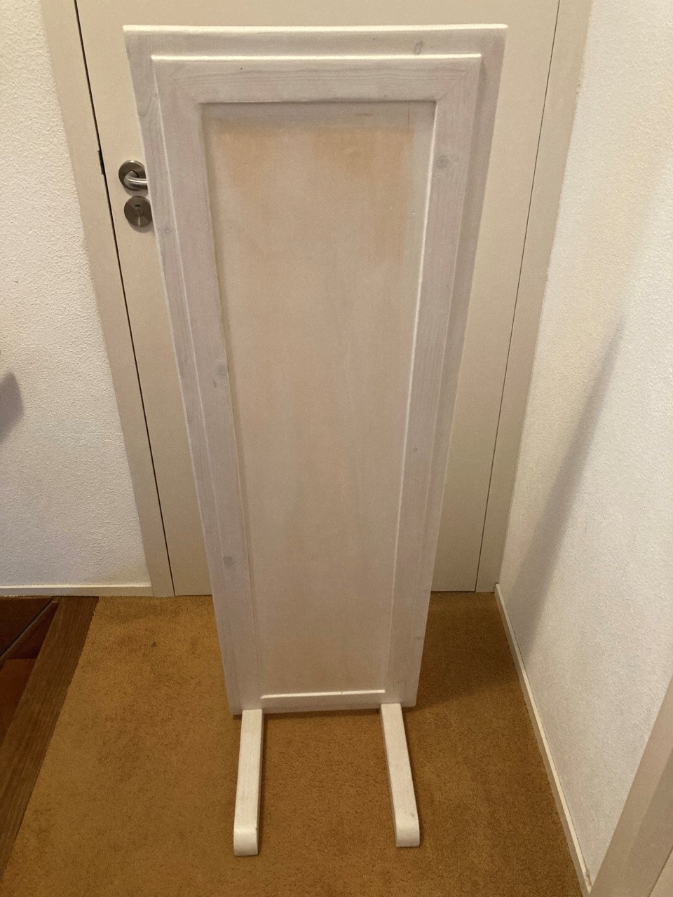 Staande spiegel van hout