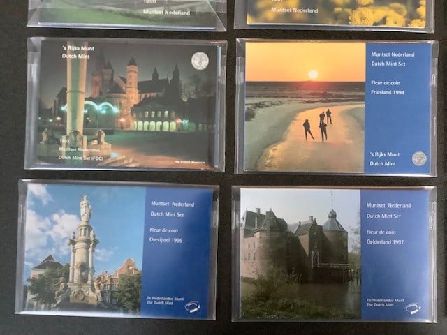 Nederland, FDC jaarsets periode 1987- 1998.