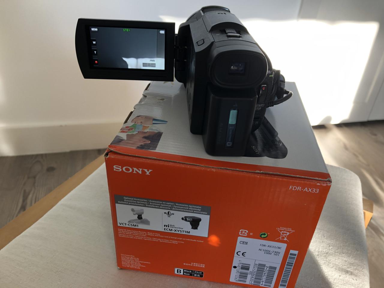 Sony Handycam 4K camera