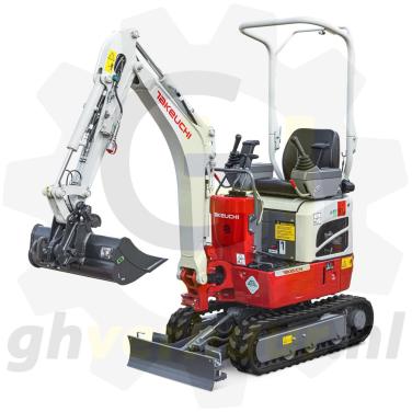 1 tonner mini graver Te Huur