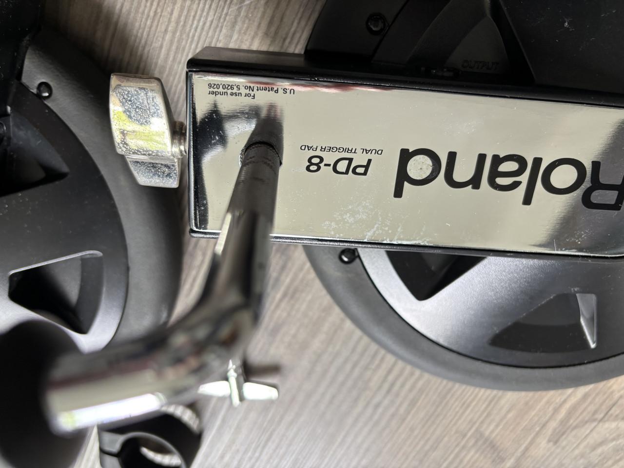 2 Roland PD-8 V-Drum Stereo Rubber Pads