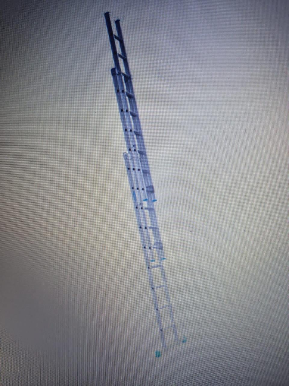 Nieuwe aluminium ladder 3x9