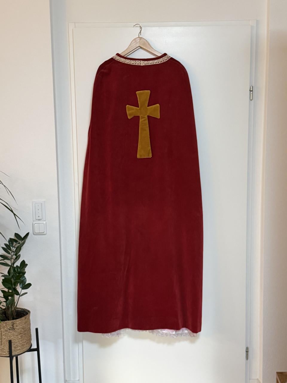 Prachtig vintage Sinterklaaspak – handgemaakt en vol karakter!