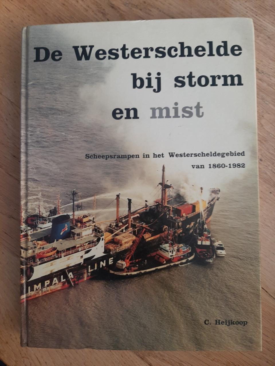 De Westerschelde bij storm en mist, Scheepsrampen van 1860-1982