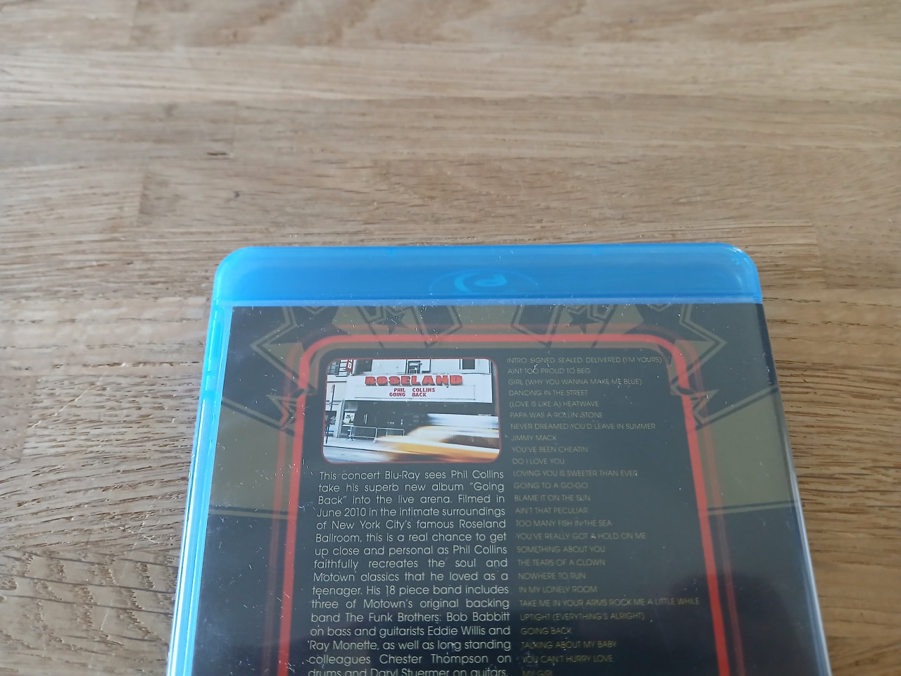Phil Collins going back blu ray