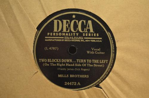78 rpm Mills Brothers jaren '40 en '50 héél veel stuks. (6)