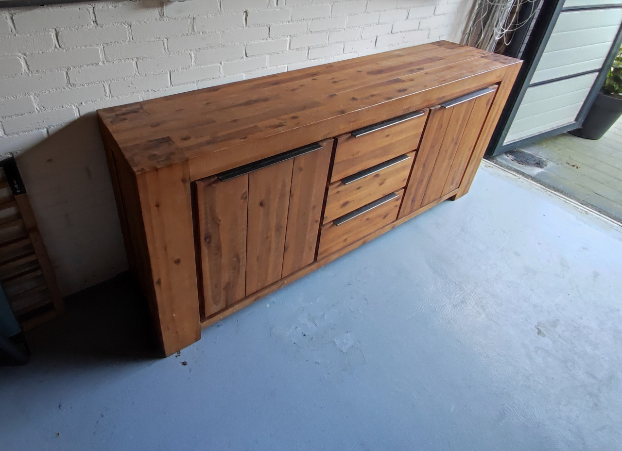 Massief acaciahouten dressoir